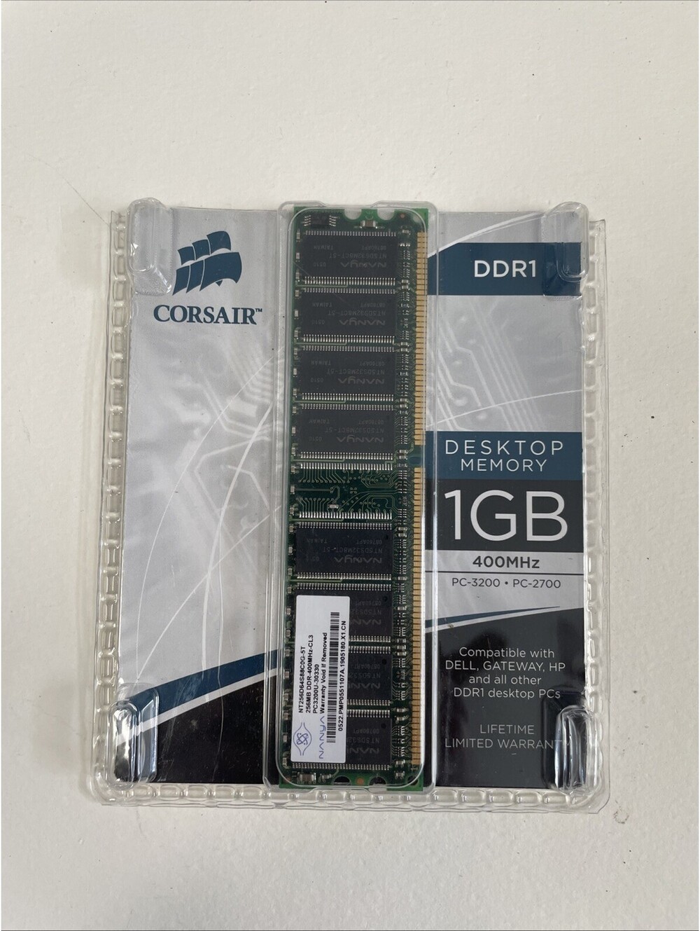 Corsair ValueSelect 1GB DDR 400MHz - DIMM Memory
